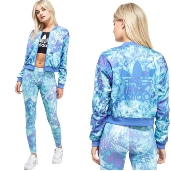 Adidas Ocean Elements Blue Track Jacket small - Picture 3 of 8